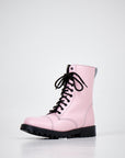 Pink Leather Boots for Daily Misadventures