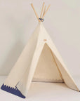 Luxury Arizona Vibes kids teepee, premium handcrafted play tent, stylish blue cotton, organic materials, best-selling childrens playhouse by Ella James at brixbailey.com