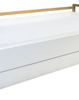 Daybed with Storage Drawers in Oak and White