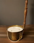Vintage Copper Pot Candles