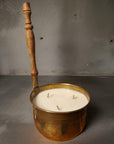 Vintage Copper Pot Candles