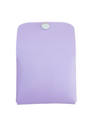 Handmade Leather Simple Coin Purse - Pastel Violet