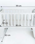Natural Birchwood Baby Cradle
