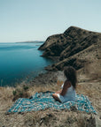 Let It Be' Woven Picnic Rug / Throw