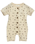 Waffle Romper in Soft Cotton