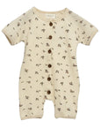Waffle Romper in Soft Cotton