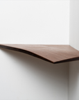 Wooden Corner Shelf Edge
