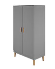 Wardrobe Kubi - Grey