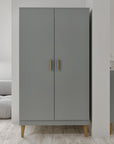 Wardrobe Kubi - Grey