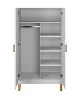 Wardrobe Kubi - White