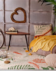Refresh Your Space with the Tropical Charm of Our 100% Cotton Rug by Lorena Canals at www.brixbailey.com