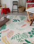 Refresh Your Space with the Tropical Charm of Our 100% Cotton Rug - Eco-Friendly & Stylish by Lorena Canals at www.brixbailey.com