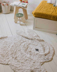 Washable Bunny Rug 130 x 135 cm