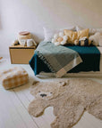 Washable Bear Rug 120 x 122 cm