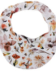 Waterproof Bib - Round Bib Autumn Leaves