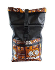 Waterproof Rolltop Backpack - Orange Pattern