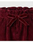 Robin Needlecord Trousers β Burgundy | PREORDER