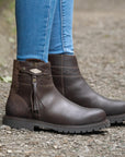 Hudson Ankle Boots in Chocolate