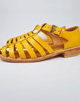 Handmade Yellow Leather Fisherman Sandals