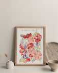 No.044 - Bloomsbury Blooms - Vintage Archive Poster Prints
