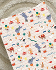 Anti-Roll Wedge Baby Changing Mat - Circus