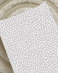 Anti-Roll Wedge Changing Mat - Grey Spots