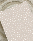 Anti-Roll Wedge Baby Changing Mat - Sand Animal Print