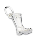 Welly Boot Personalised Silver Charm