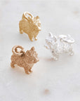 West Highland Terrier Silver Dog Charm
