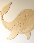 Wooden Wall Decoration - Whale