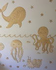 Wooden Wall Decoration - Whale