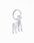 Whippet Silver Dog Charm