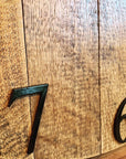 Whiskey Barrel Clock Oak Finish Made to Order
