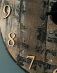 Whiskey Barrel Clock Painted Made to Order