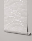 Whisper Abstract Wavy Line Wallpaper
