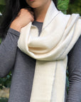 Andes Snow Baby Alpaca Scarf