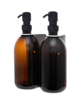 White Double Wall Mounted Soap Dispenser