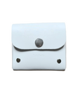 Handmade Leather Simple Coin Purse - White