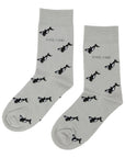 Save the Orca Small Motif Socks in Grey