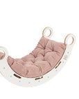 White Wooden Dream Rocker with Pillow and Slide - Large