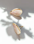 Embrace Elegance with Wild Cherry Leaf Stud Earrings by SCULP at www.brixbailey.com