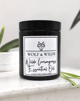 Wilde Lemongrass Essential Oil Luxury Aromatherapy Scented Candle-2
