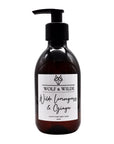 Luxury Wilde Lemongrass and Ginger 2 in 1 Liquid Soap, Hand and Body Wash, Vegan, Cruelty-Free, 250ml by Wolf & Wilde at brixbailey.com