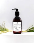 Luxury lemongrass and ginger liquid soap, handcrafted vegan hand and body wash, best-selling zesty citrus fragrance with cardamom and coriander, 250ml by Wolf & Wilde at brixbailey.com
