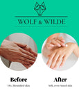 Luxury Wilde Lemongrass and Ginger Body Lotion, zingy citrus-ginger fragrance, vegan and cruelty-free, 250ml by Wolf & Wilde at brixbailey.com