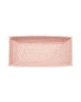 Wiltshire Long Rattan Basket in Pink