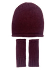 Wine Essential Knit Alpaca Beanie