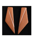 Short Wings Statement Earrings in Assorted Colours