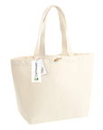 Premium EarthAware Organic Marina Tote Bag - Eco-Friendly 100% Organic Cotton Canvas, Stylish and Sustainable Shopper by Flossie & George at brixbailey.com