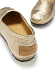 Women's Chukka Espadrilles, gold leather